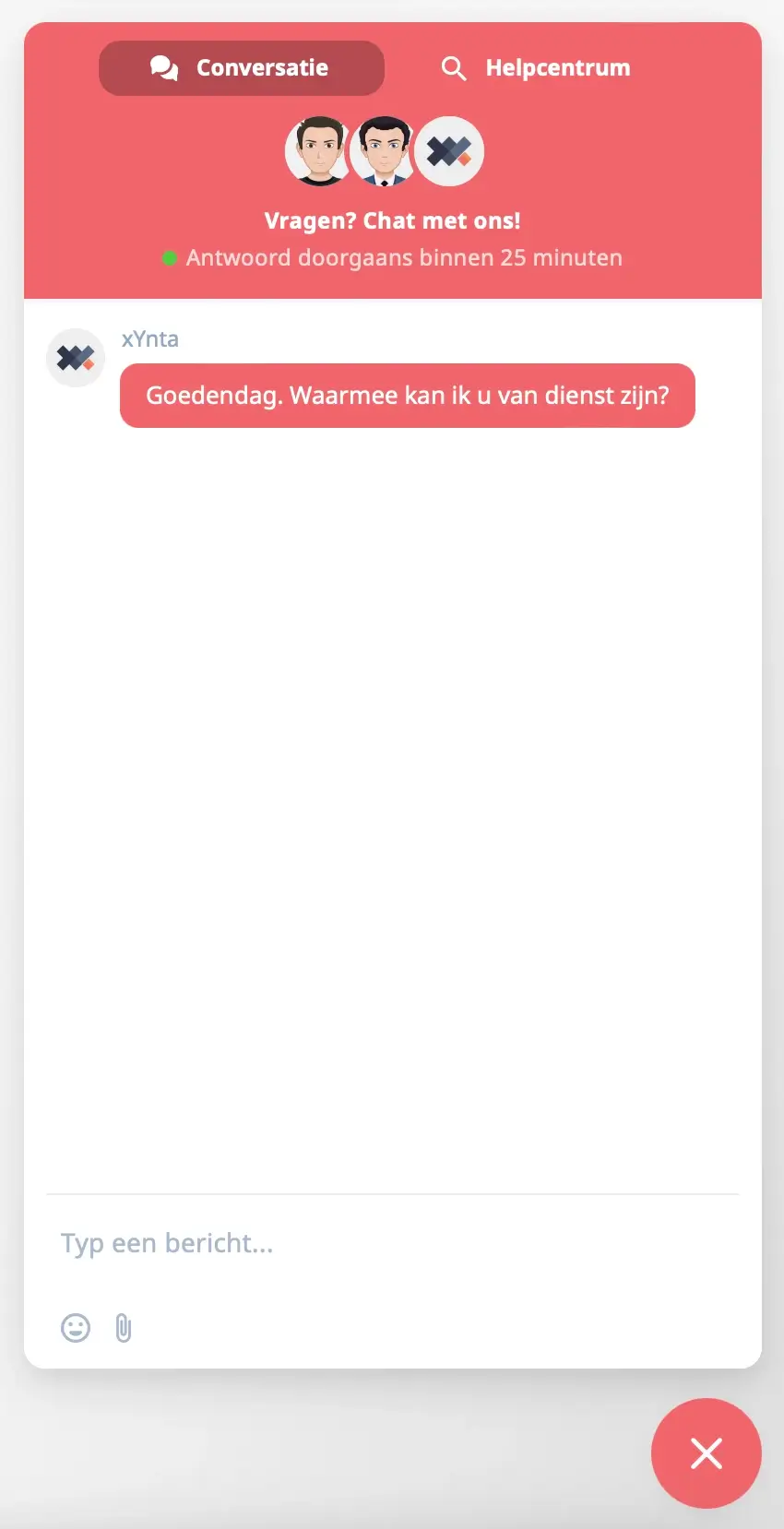 Impressie nieuwe supportsysteem