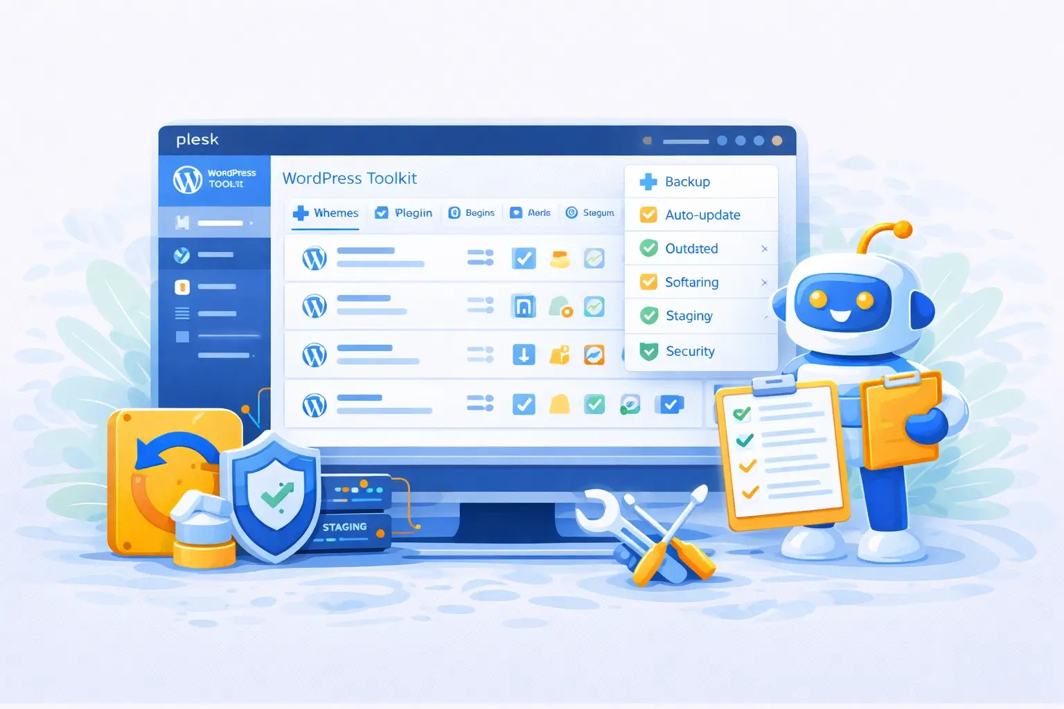 WordPress Toolkit in Plesk controlepaneel