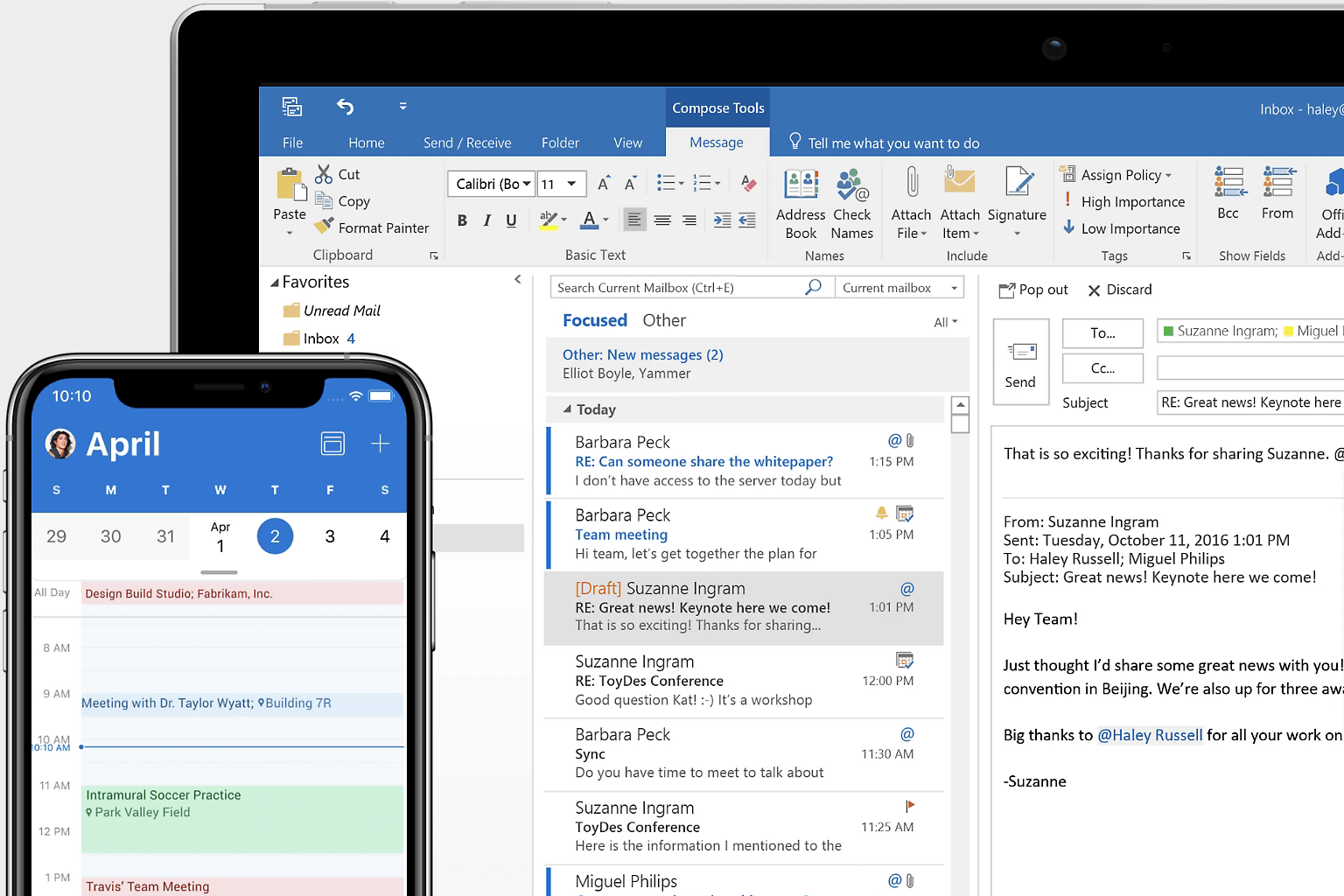 Microsoft Outlook en Exchange
