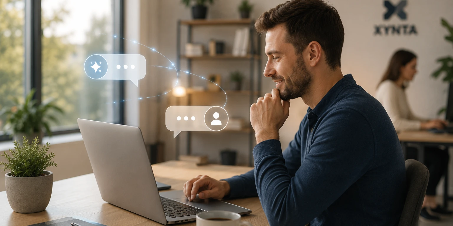 We testen een AI-assistent in onze livechat